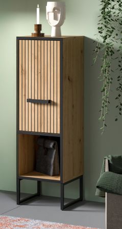 Badezimmer Kommode Scana in Artisan Eiche Badkommode 30 x 101 cm, Soft-Close