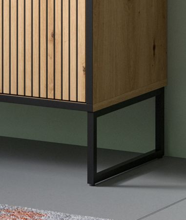 Waschbeckenunterschrank Scana in Artisan Eiche Badezimmer Unterschrank 80 cm, Soft-Close