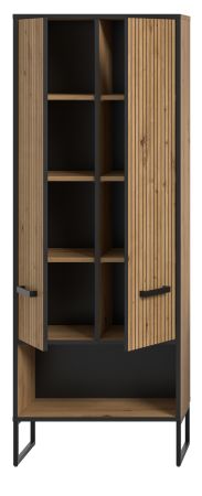 Badezimmer Hochschrank Scana in Artisan Eiche Badschrank 59 x 159 cm, Soft-Close