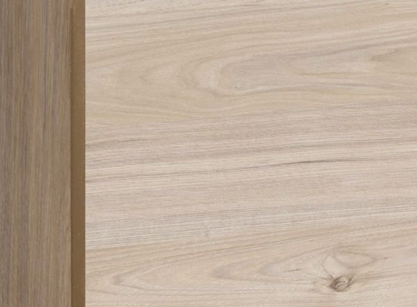 Wohnwand Trigger in Hickory Eiche und schwarz Schrankwand 4-teilig 175 cm, inkl. LED