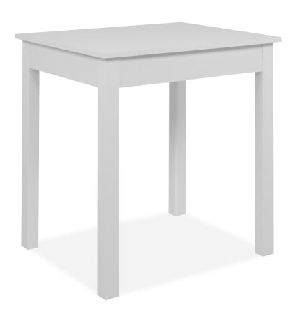 Esstisch Prag in wei� 90 x 67 cm