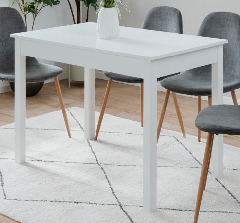 Esstisch Prag in wei� 110 x 67 cm