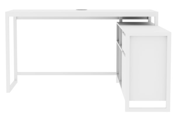 Schreibtisch Malta in wei� 139 x 139 cm