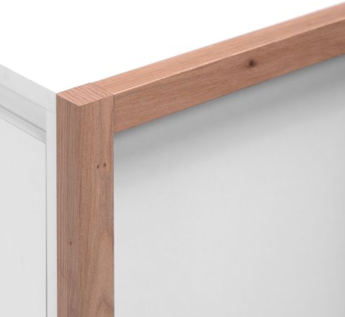 Couchtisch Malta in wei� und Artisan Eiche 100 x 55 cm