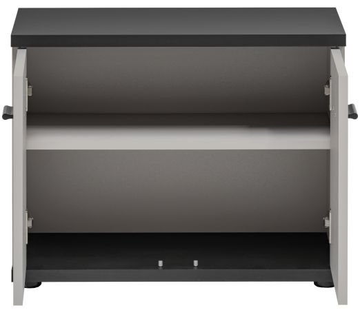 Garderobe Set Vektor in Kaschmir und schwarz Garderobenkombination 3-teilig mit Streifenmuster 90 x 203 cm