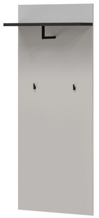 Garderobenpaneel Vektor in Kaschmir und schwarz Wandgarderobe 60 x 157 cm