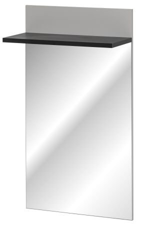 Garderobenspiegel Vektor in Kaschmir und schwarz Flurspiegel 60 x 107 cm