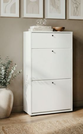 Schuhkipper Binz in wei� 58 x 111 cm