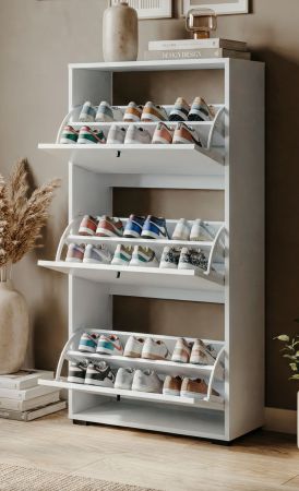 Schuhkipper Binz in wei� 58 x 133 cm