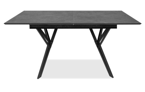 Esstisch Como in Stein grau dunkel Tisch ausziehbar 160 / 200 x 90 cm