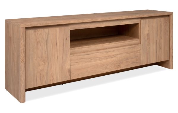 TV-Lowboard Luzern in Hickory Walnuss 164 x 59 cm