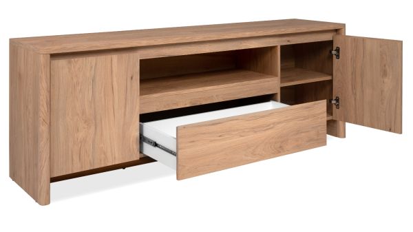 TV-Lowboard Luzern in Hickory Walnuss 164 x 59 cm