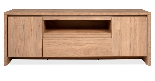 TV-Lowboard Luzern in Hickory Walnuss 164 x 59 cm