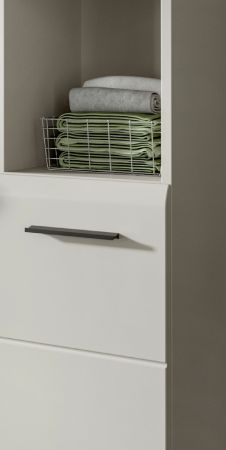 Badezimmer Kommode Cover in Kaschmir, hohe Badkommode 30 x 110 cm