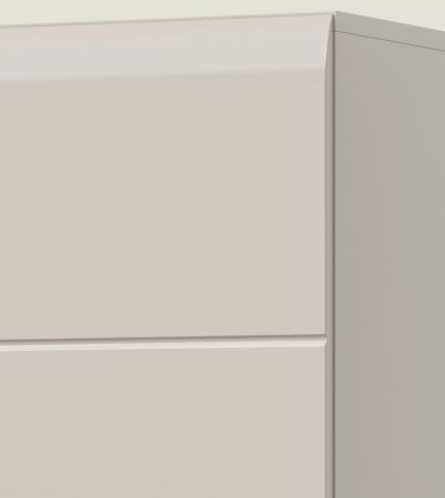 Badezimmer Hochschrank Cover in Kaschmir Badschrank 60 x 185 cm