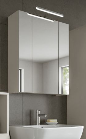 Badezimmer Spiegelschrank Cover in Artisan Eiche 60 x 70 cm Badschrank 3-t�rig