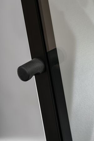 Wohnwand Charm in Kaschmir und Marmor wei�, Schrankwand 240 cm mit Beleuchtung, Push-To-Open