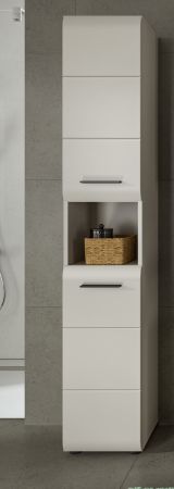 Badezimmer Hochschrank Cover in Kaschmir Badschrank 30 x 185 cm