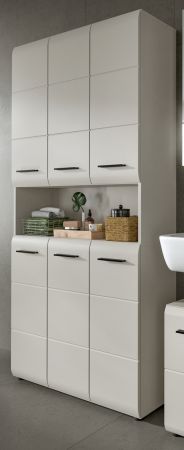 Badezimmer Hochschrank Cover in Kaschmir Mehrzweckschrank 90 x 185 cm