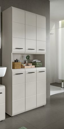 Badezimmer Hochschrank Cover in Kaschmir Mehrzweckschrank 90 x 185 cm