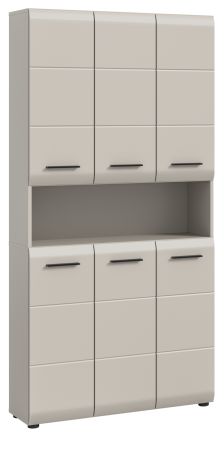 Badezimmer Hochschrank Cover in Kaschmir Mehrzweckschrank 90 x 185 cm