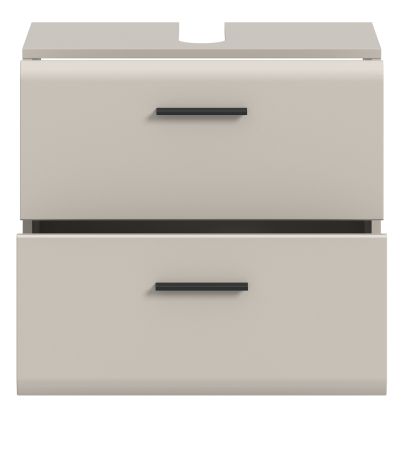 Waschbeckenunterschrank Cover in Kaschmir Badezimmer Unterschrank auf Rollen 60 cm