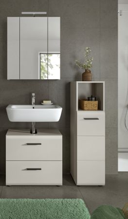 Badm�bel Set 3-teilig Cover in Kaschmir Badkombination 105 x 185 cm