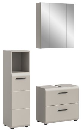 Badm�bel Set 3-teilig Cover in Kaschmir Badkombination 105 x 185 cm