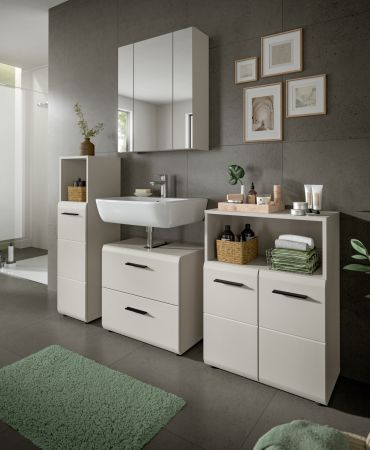 Badm�bel Set 3-teilig Cover in Kaschmir Badkombination 135 x 185 cm