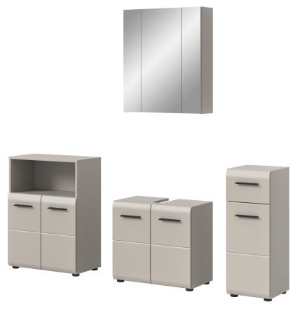 Badm�bel Set 4-teilig Cover in Kaschmir Badkombination 180 x 185 cm