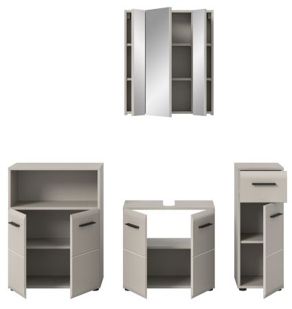 Badm�bel Set 4-teilig Cover in Kaschmir Badkombination 180 x 185 cm