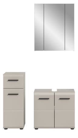 Badm�bel Set 3-teilig Cover in Kaschmir Badkombination 105 x 185 cm