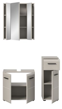 Badm�bel Set 3-teilig Cover in Kaschmir Badkombination 105 x 185 cm