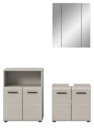 Badm�bel Set 3-teilig Cover in Kaschmir Badkombination 135 x 185 cm