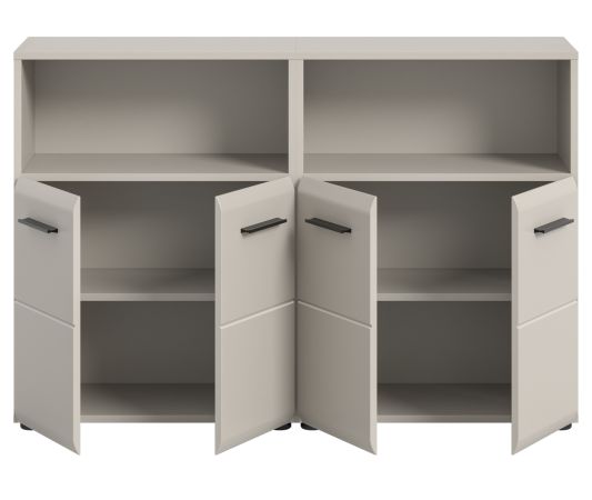 Badezimmer Kommode Set Cover in Kaschmir 2x Badkommode 120 x 80 cm