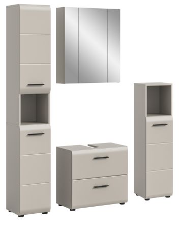 Badm�bel Set 4-teilig Cover in Kaschmir Badkombination 150 x 185 cm