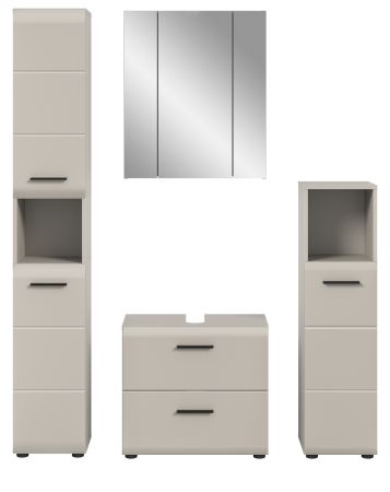 Badm�bel Set 4-teilig Cover in Kaschmir Badkombination 150 x 185 cm