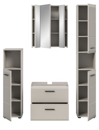 Badm�bel Set 4-teilig Cover in Kaschmir Badkombination 150 x 185 cm