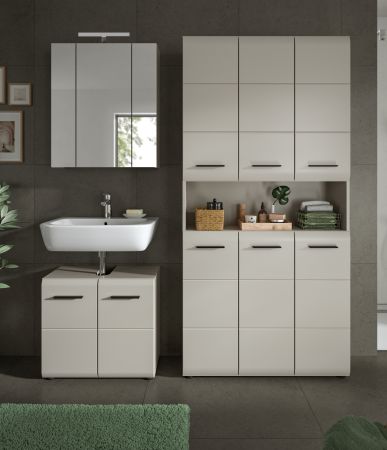 Badm�bel Set 3-teilig Cover in Kaschmir Badkombination 165 x 185 cm