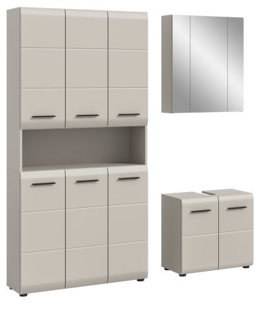 Badm�bel Set 3-teilig Cover in Kaschmir Badkombination 165 x 185 cm