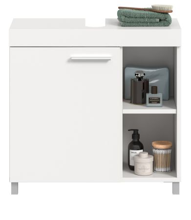 Waschbeckenunterschrank Adam in Wei� 65 x 63 cm
