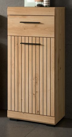 Badezimmer Kommode Shawn in Artisan Eiche Badschrank 37 x 88 cm
