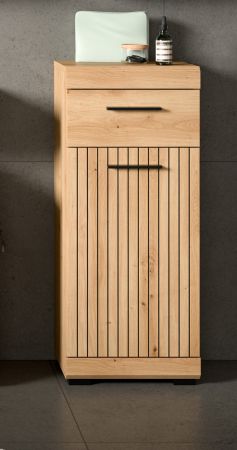 Badezimmer Kommode Shawn in Artisan Eiche Badschrank 37 x 88 cm