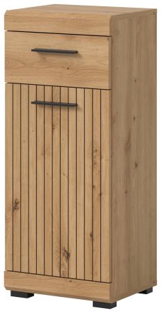 Badezimmer Kommode Shawn in Artisan Eiche Badschrank 37 x 88 cm
