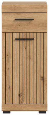 Badezimmer Kommode Shawn in Artisan Eiche Badschrank 37 x 88 cm