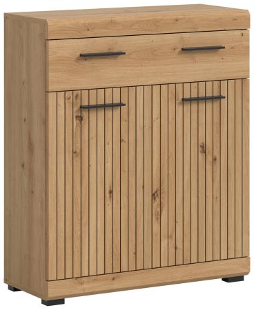 Badezimmer Kommode Shawn in Artisan Eiche Badschrank 74 x 88 cm