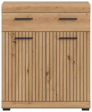 Badezimmer Kommode Shawn in Artisan Eiche Badschrank 74 x 88 cm