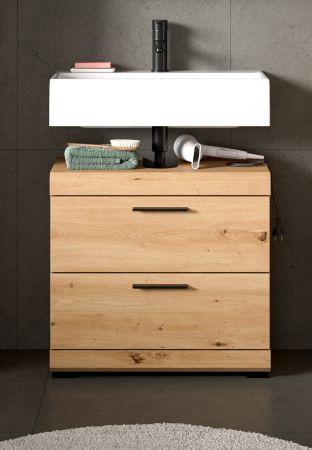 Waschbeckenunterschrank Shawn in Artisan Eiche Badezimmer Unterschrank 60 cm