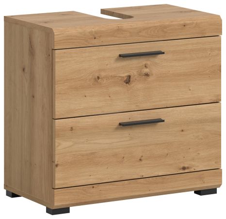 Waschbeckenunterschrank Shawn in Artisan Eiche Badezimmer Unterschrank 60 cm