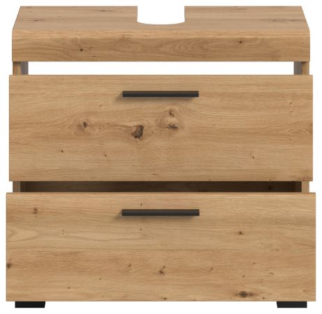 Waschbeckenunterschrank Shawn in Artisan Eiche Badezimmer Unterschrank 60 cm